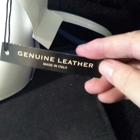 NWT Innue Crossbody Purse, Bucket, Patent Leather, Italian - Picture 4 of 12